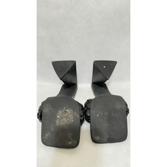 Bella Maine Black Slide Heels Sz 8 - Picture 4 of 4